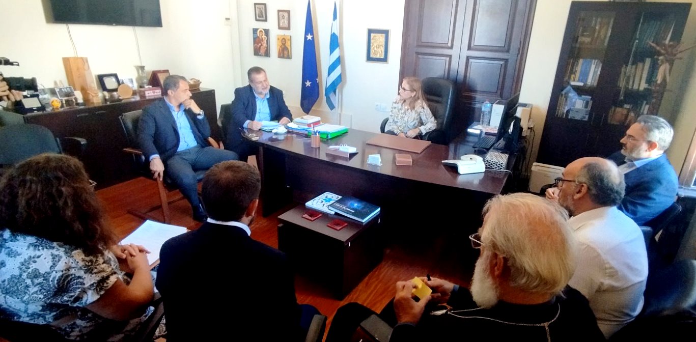 Χρήσιμη η συνάντηση του Δημάρχου Μινώα Πεδιάδας Βασίλη Κεγκέρογλου με τον Γ.Γ. Χωρικού Σχεδιασμού και Αστικού Περιβάλλοντος του ΥΠΕΝ, Ευθύμη Μπακογιάννη