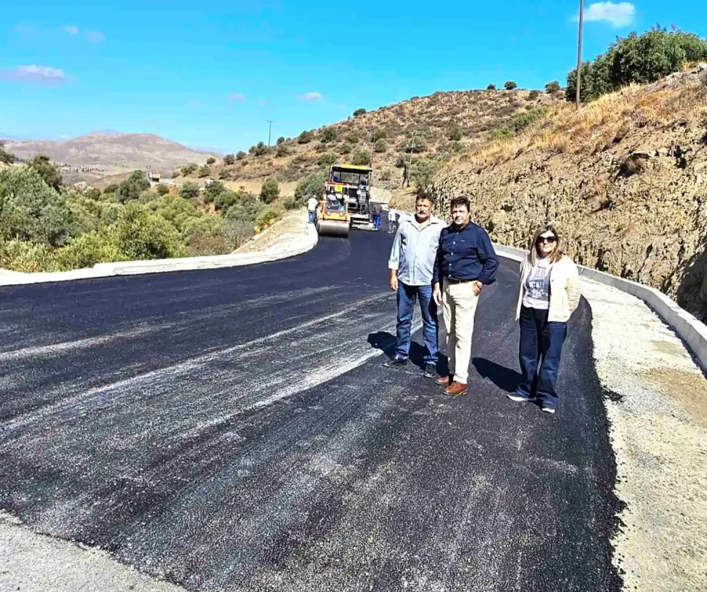 Αυτοψία στο οδικό έργο Αγ. Κύριλλος-Γερόκαμπος από το Ν. Συριγωνάκη