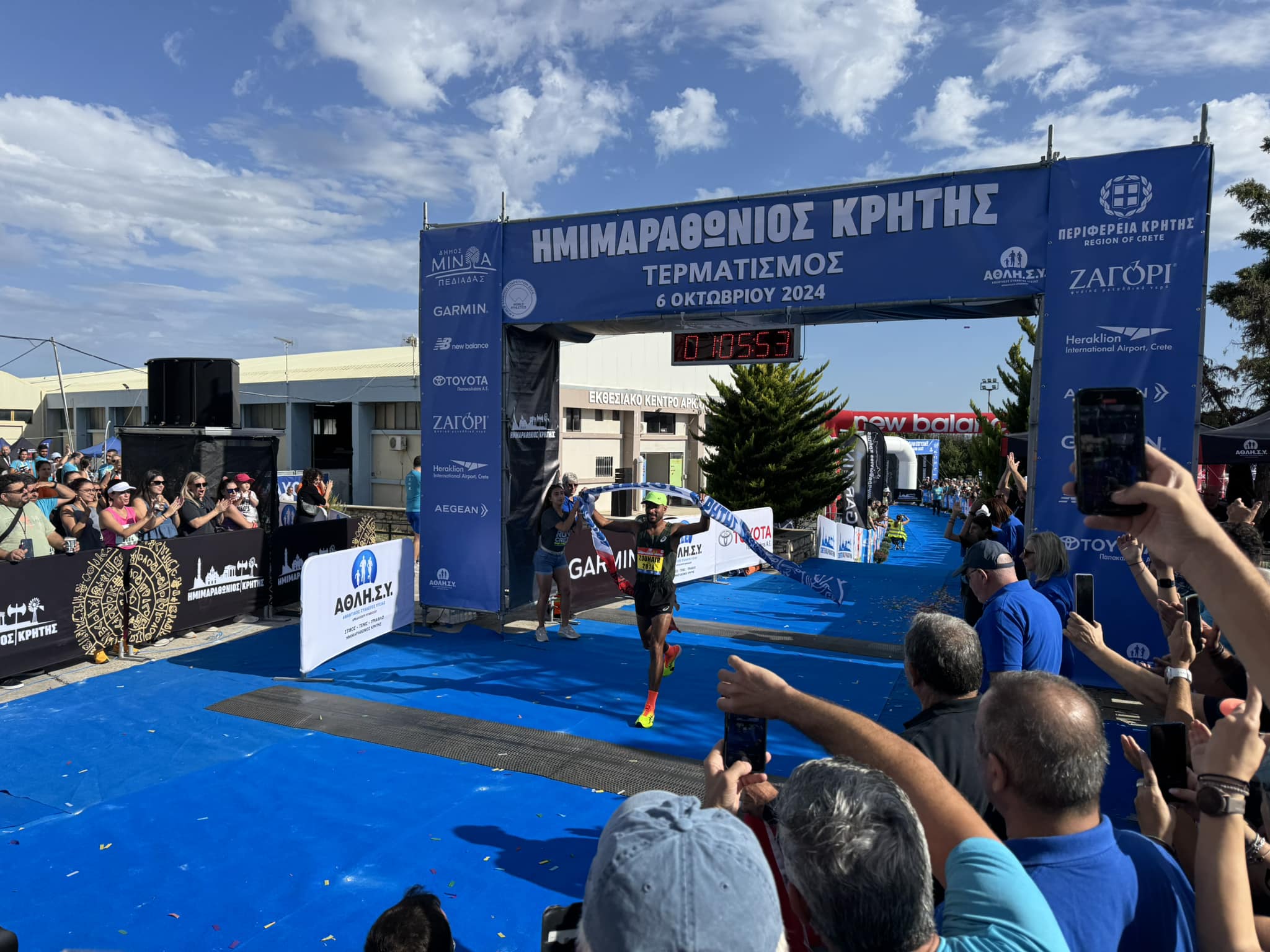 Υψηλές επιδόσεις στον Ημιμαραθώνιο Κρήτης