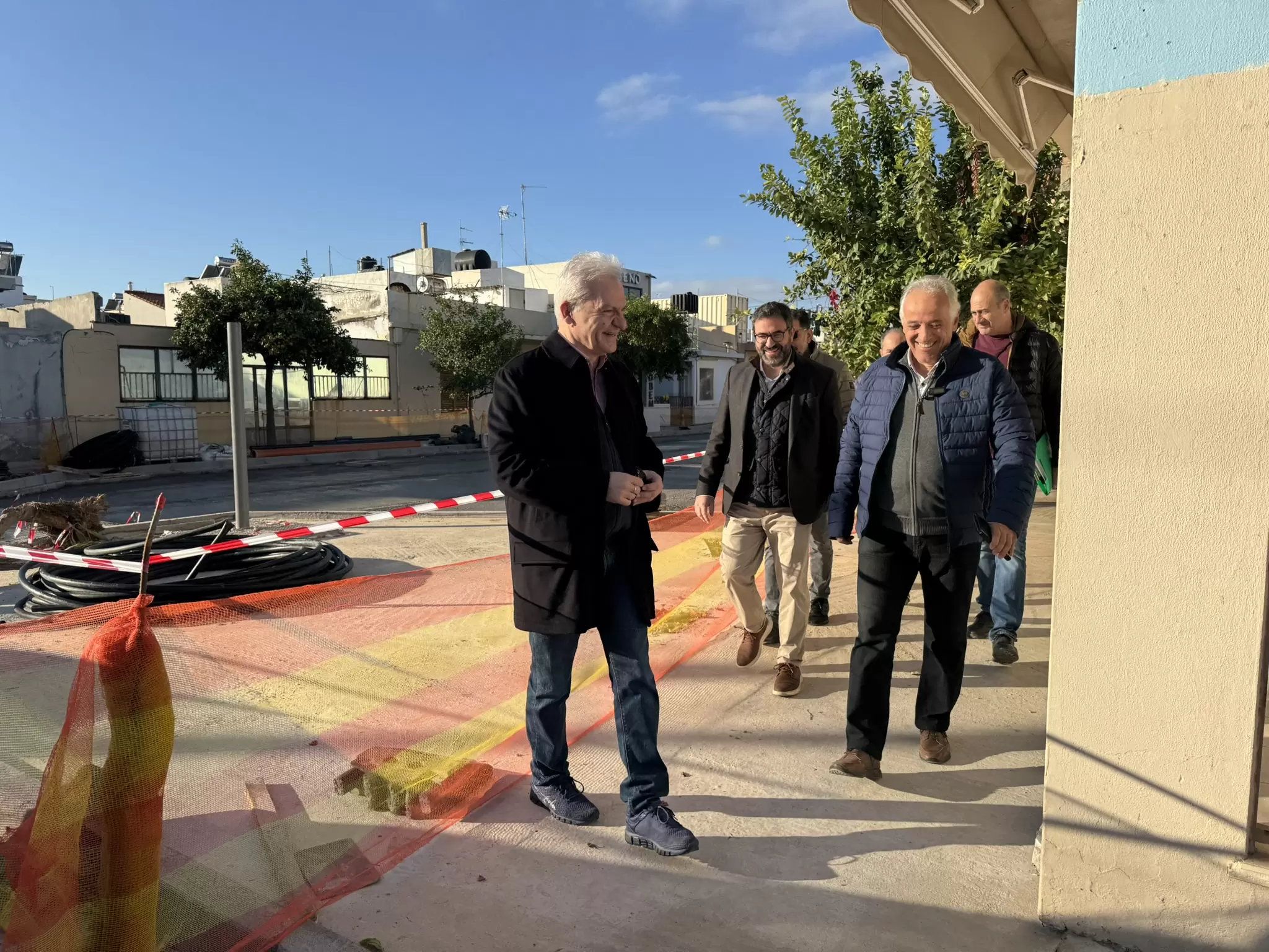 Στο έργο ανάπλασης της οδού Σταδίου στη Νέα Αλικαρνασσό ο Αλέξης Καλοκαιρινός