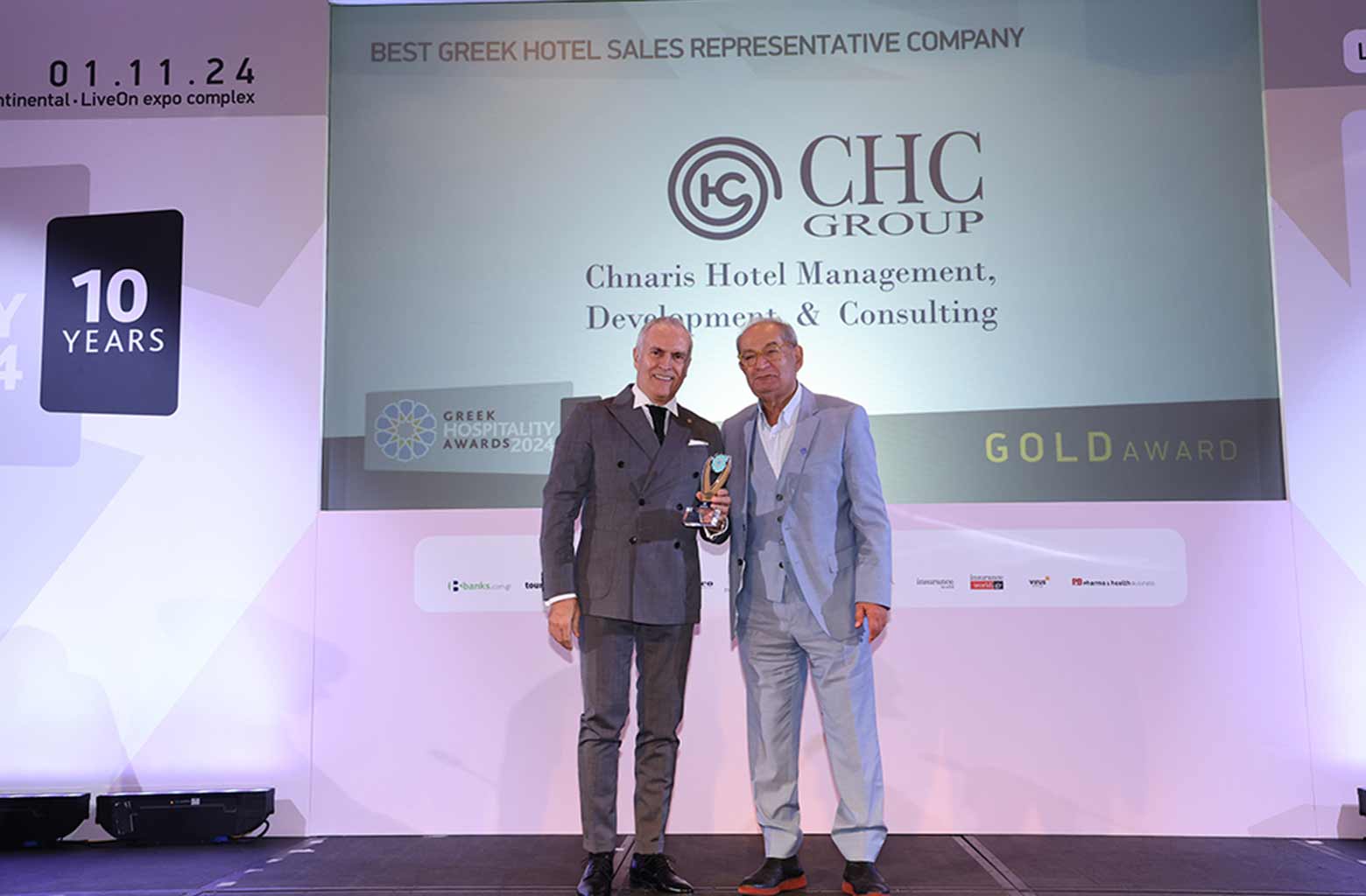 Greek Hospitality Awards 2024: 21 βραβεία για τον Ομιλο CHC και συνεργαζόμενα ξενοδοχεία