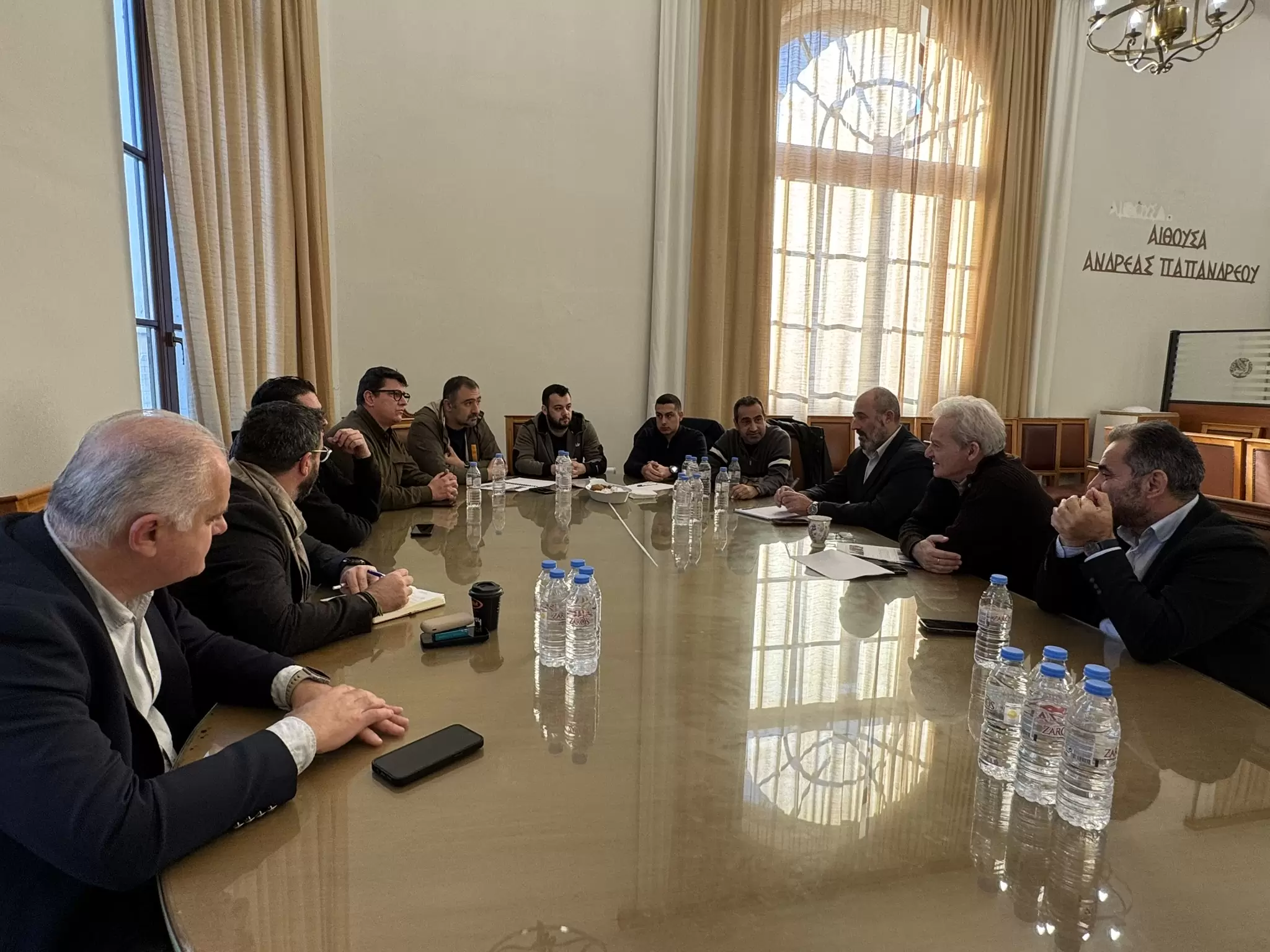 Συνεχίζονται οι διαδοχικές συναντήσεις του Δημάρχου Ηρακλείου Αλέξη Καλοκαιρινού με φορείς της πόλης