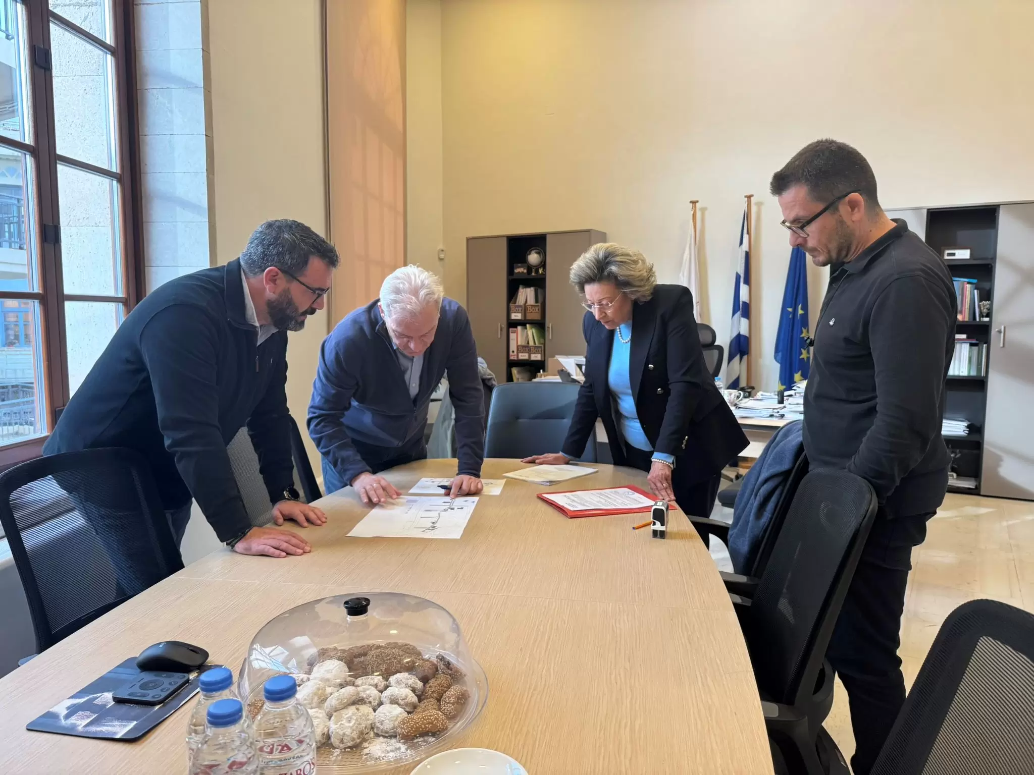 Νέα όψη αποκτά η ιστορική οδός Δελημάρκου στην Αγία Τριάδα