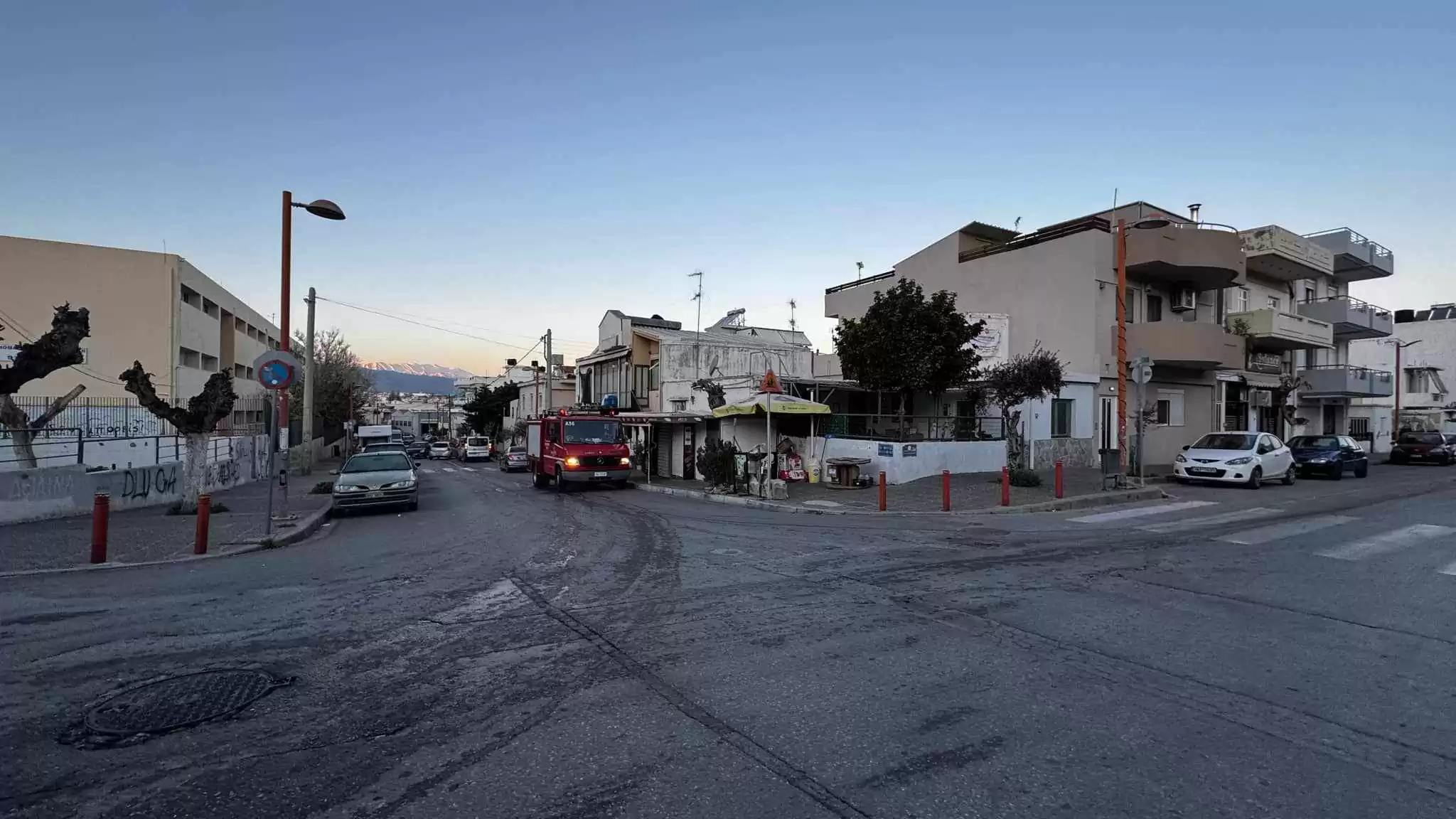 Φωτιά αναστάτωσε ξημερώματα τα Δειλινά του Ηρακλείου