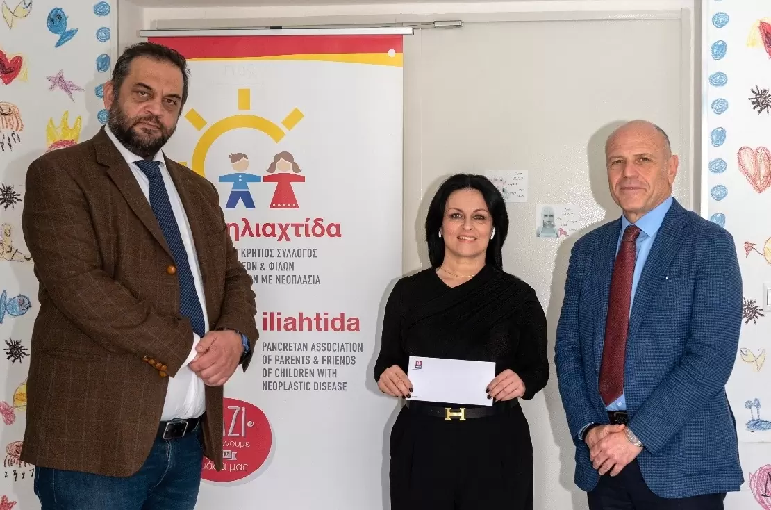 MINOAN LINES: Ενισχύει τη δράση του Παγκρήτιου Συλλόγου Γονέων και Φίλων Παιδιών με Νεοπλασία «Η ΗΛΙΑΧΤΙΔΑ»