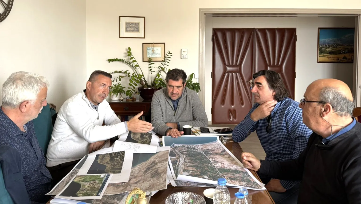 Συνάντηση εργασίας του Αντιπεριφερειάρχη με τον Πρόεδρο Μύρτους