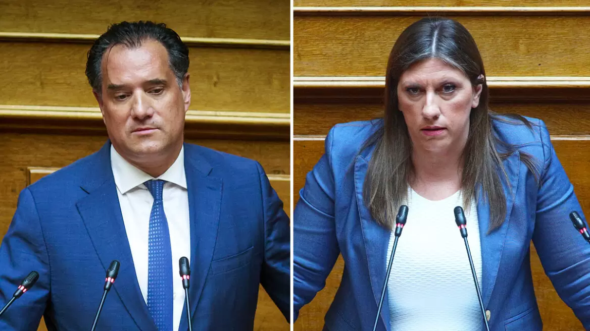 Αντιπαράθεση στη Βουλή μεταξύ της Ζωής Κωνσταντοπούλου και του Άδωνι Γεωργιάδη