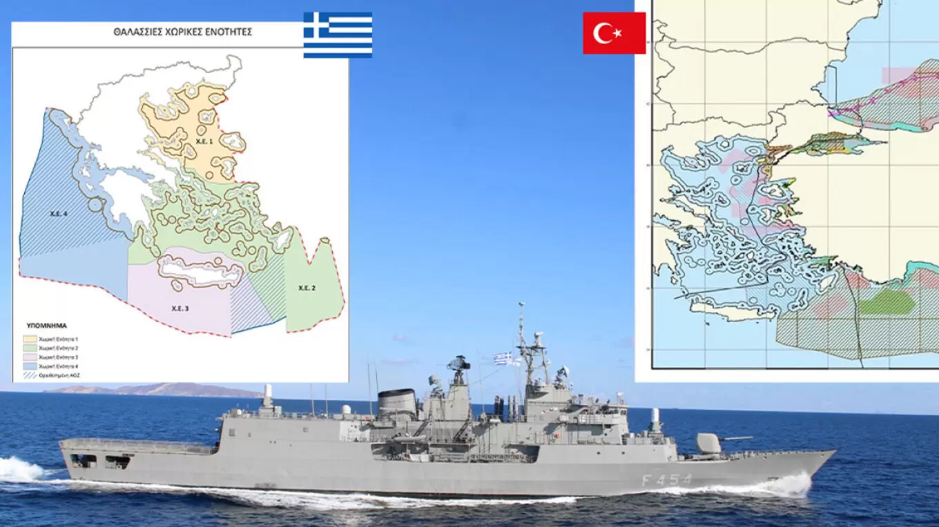 Ελληνοτουρκική κόντρα επί… χάρτου έφερε ο θαλάσσιος χωροταξικός σχεδιασμός στο Αιγαίο