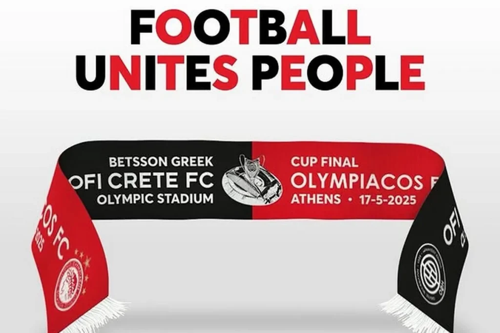 Τελικός κυπέλλου ΟΦΗ-Ολυμπιακός: Ένα συλλεκτικό κασκόλ αγάπης για τα παιδιά που παλεύουν με τον καρκίνο