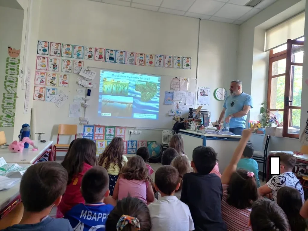 Δράση για μικρούς μαθητές με θέμα το νερό