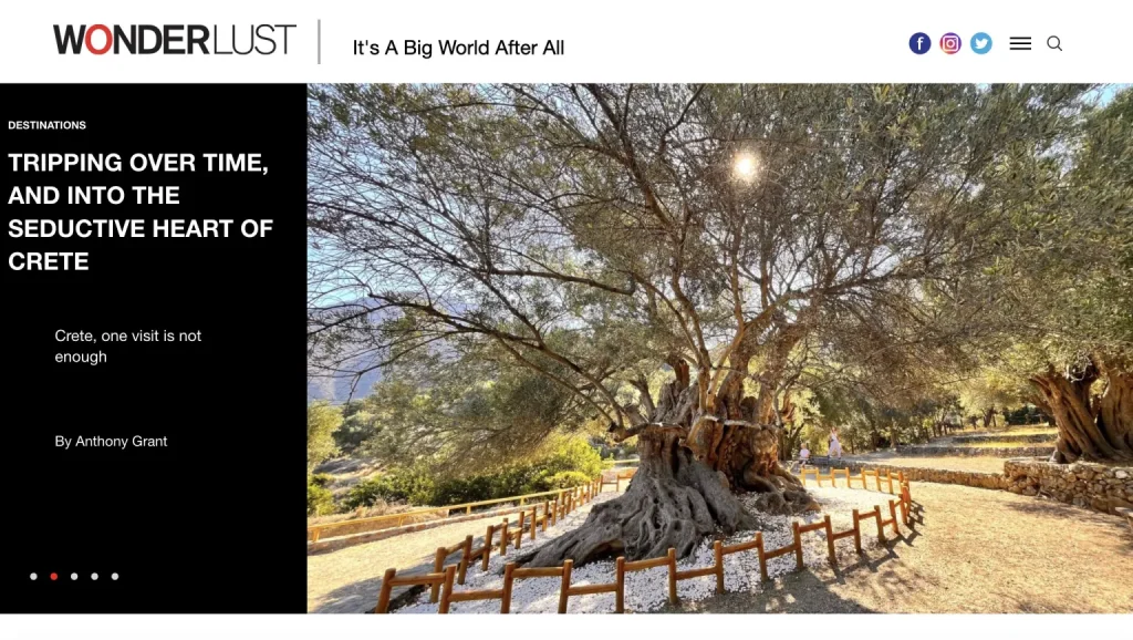 Διεθνής Προβολή του Λασιθίου στο αμερικανικό Wonderlust Travel
