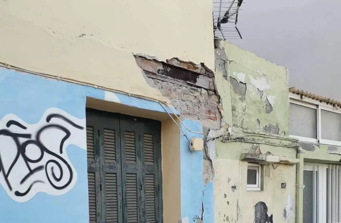 Πτώση μπαλκονιού στο Ηράκλειο