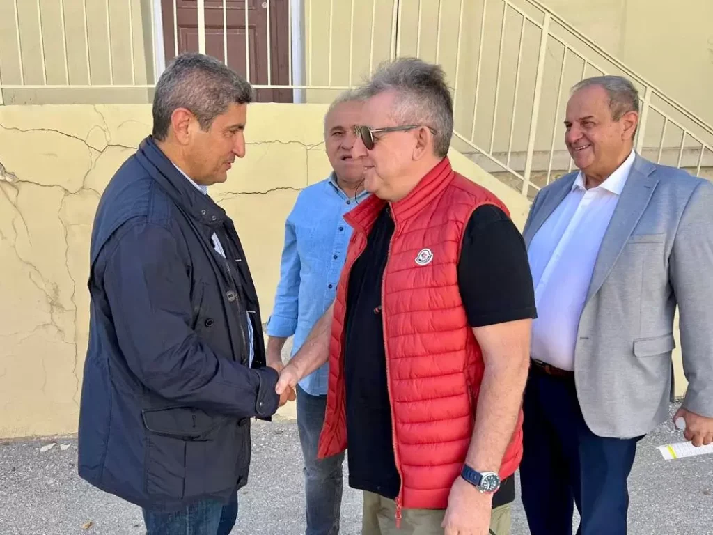 Επίσκεψη Αυγενάκη στη Γεωργική Σχολή Μεσαράς