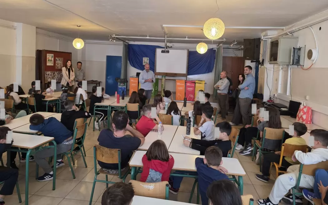 Ξεκίνησε ο Σχολικός Μαραθώνιος «Πάμε Ανακύκλωση» 2025-2026 από τον Δήμο Ηρακλείου