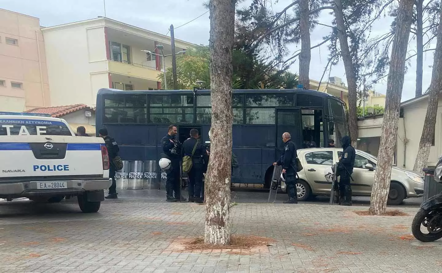 Η εικόνα των τραυματιών από τον… πόλεμο στα Βορίζια