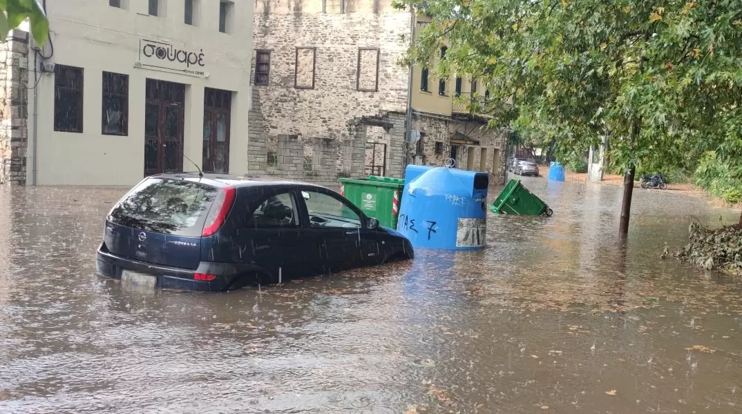 Σοβαρά προβλήματα στην Ήπειρο, Τρίκαλα και τη Δυτική Μακεδονία λόγω των έντονων βροχοπτώσεων
